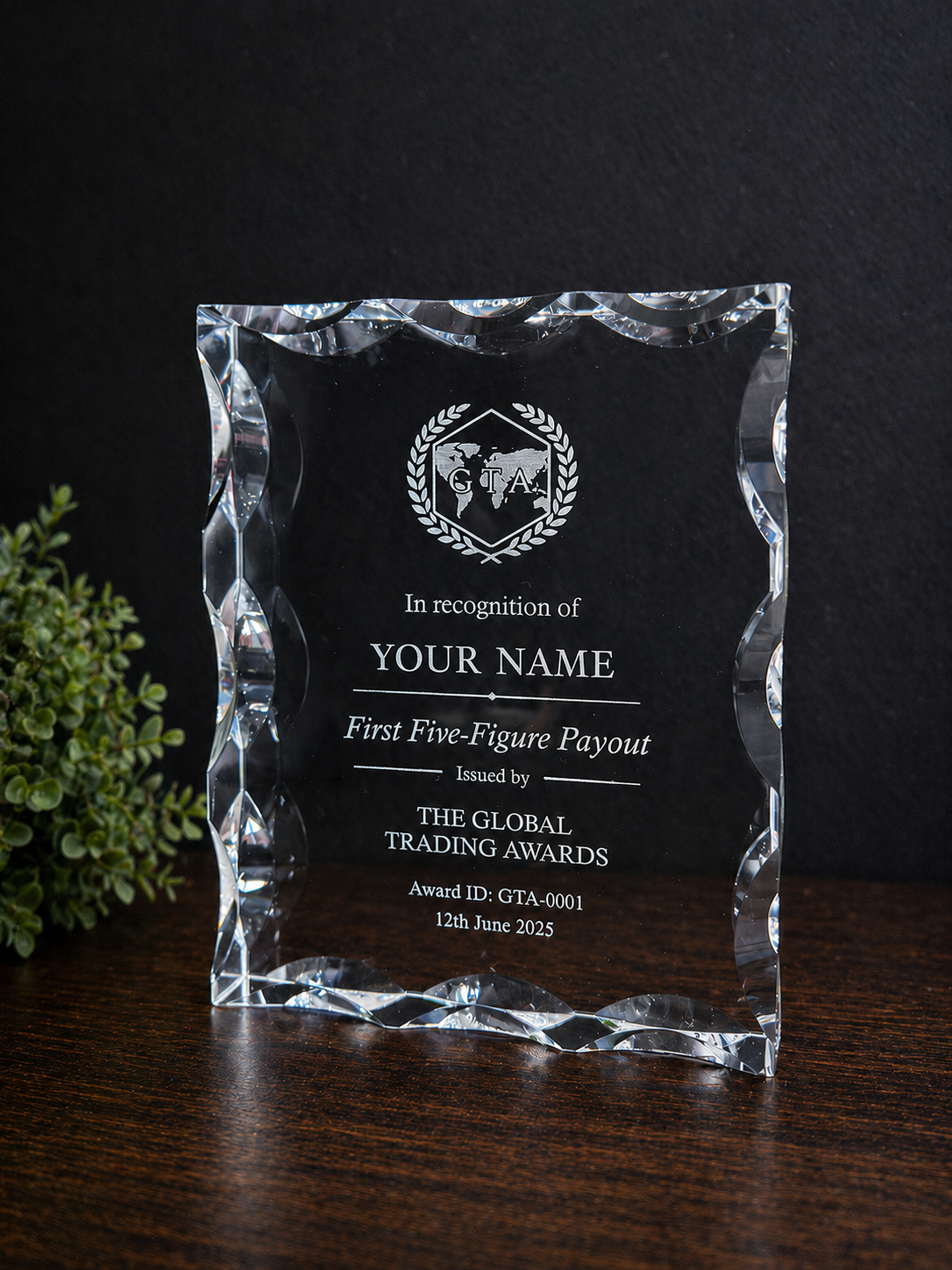 First Five-Figure Payout Award